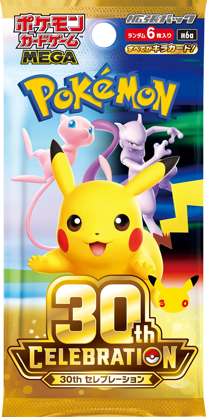 Pokémon MEGA M6a 30th CELEBRATION – Booster Pack