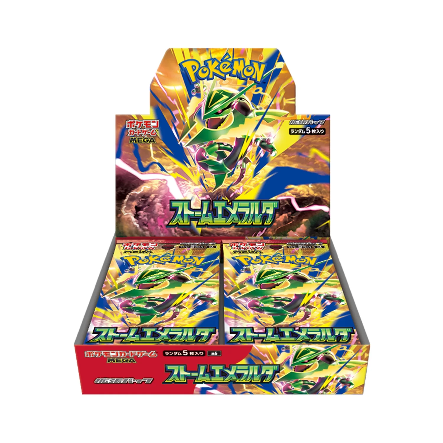 Pokémon MEGA Storm Emeralda – Booster Box (sin plástico)